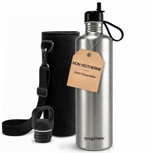 Borraccia litri acciaio inox - 2,