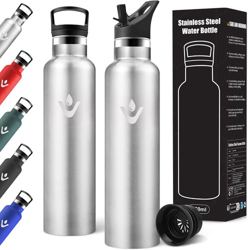 Borraccia termica litro con - 1,